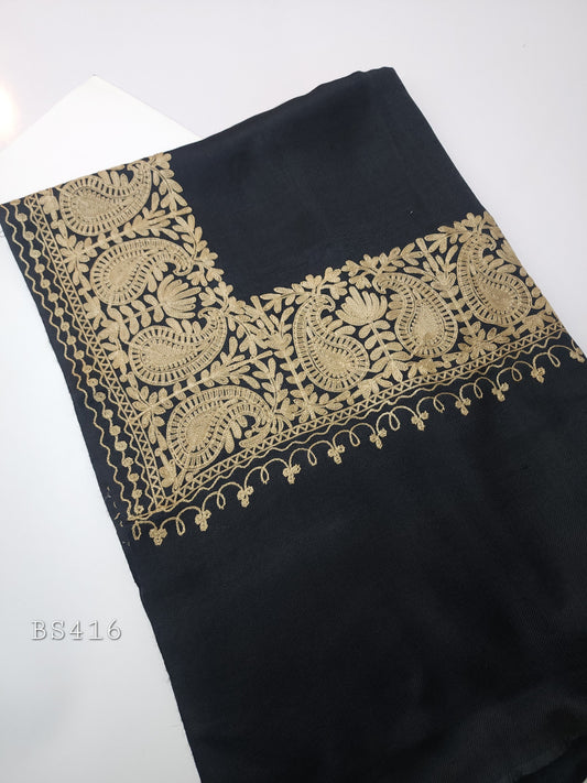 Aari Border Kashmiri Shawl | 4 Side Border Embroidery | Perfect Gift