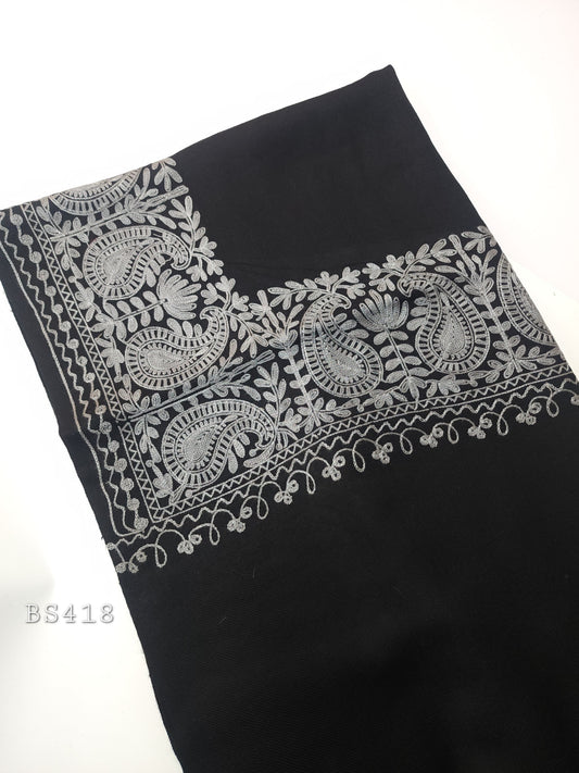 Aari Border Kashmiri Shawl | 4 Side Border Embroidery | Perfect Gift